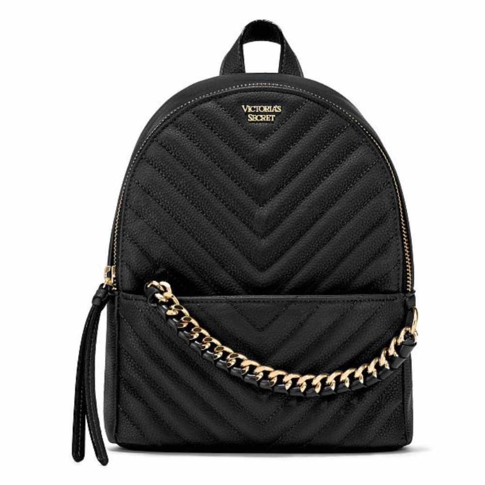 Pebbled V-Quilt Small City Backpack